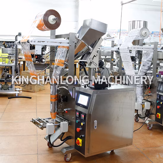 자동 수직 오거 필러 양식 채우기 인감 조미료 설탕 가루 말차 차 분말 분유 향 주머니 포장 포장 포장 충전 씰링 기계